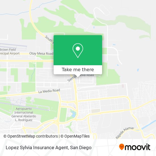 Lopez Sylvia Insurance Agent map