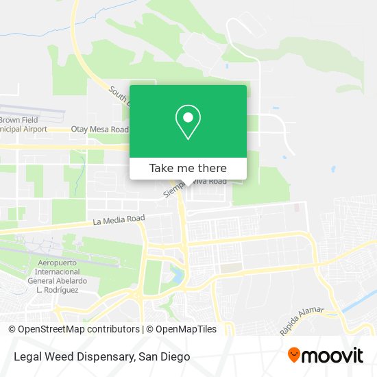 Legal Weed Dispensary map