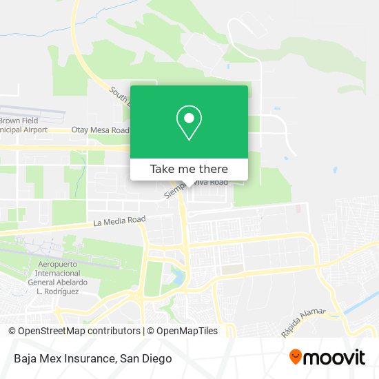 Baja Mex Insurance map