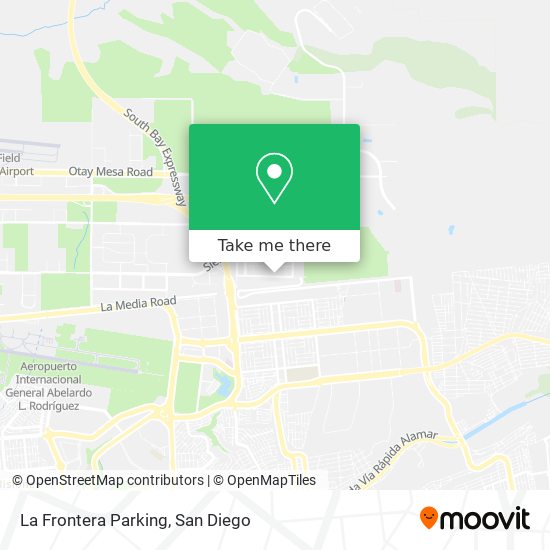 La Frontera Parking map