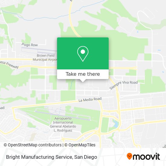 Bright Manufacturing Service map