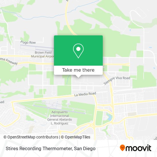 Mapa de Stires Recording Thermometer