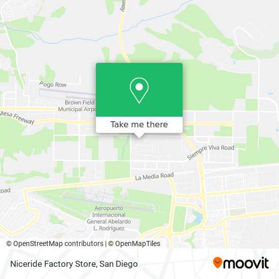 Niceride Factory Store map