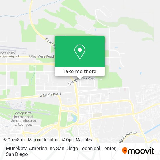 Munekata America Inc San Diego Technical Center map