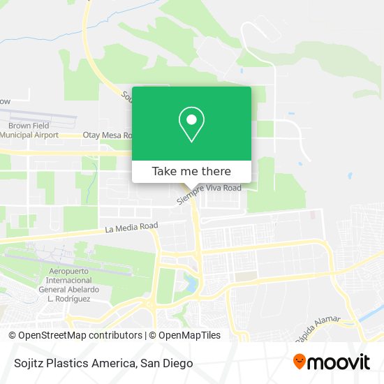 Mapa de Sojitz Plastics America