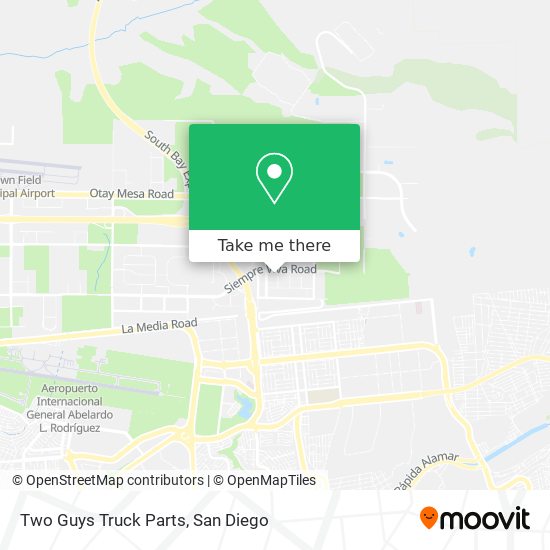 Two Guys Truck Parts map