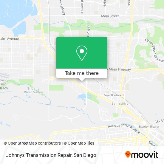 Johnnys Transmission Repair map