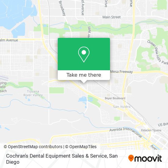 Cochran's Dental Equipment Sales & Service map