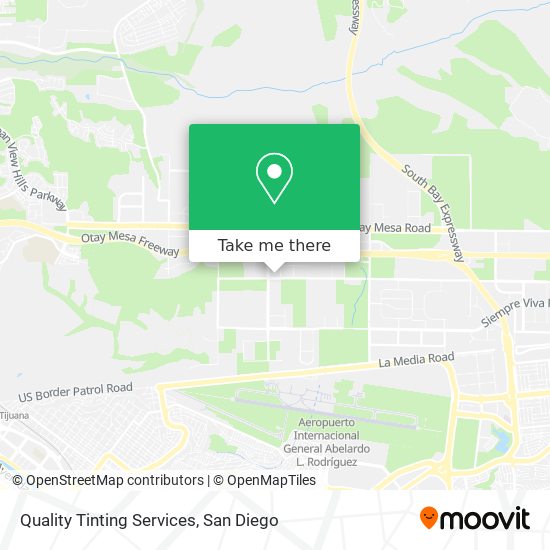 Mapa de Quality Tinting Services