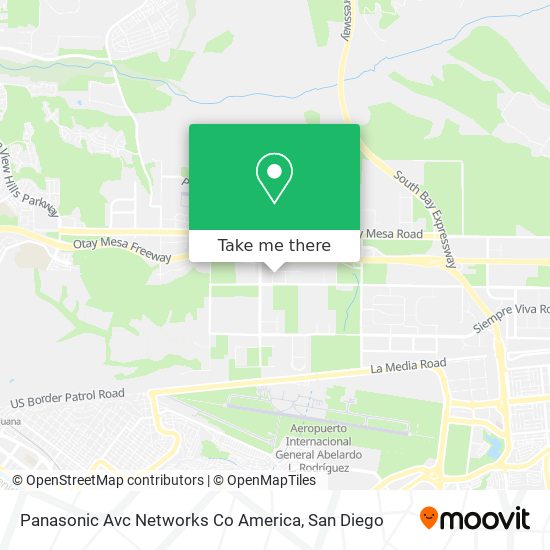 Mapa de Panasonic Avc Networks Co America