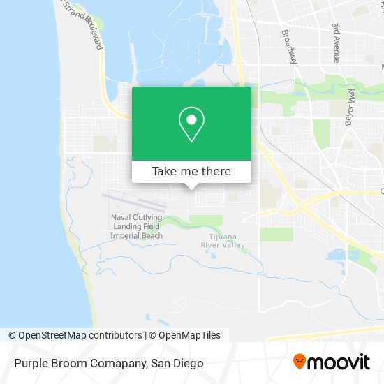 Purple Broom Comapany map