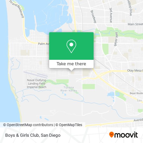 Mapa de Boys & Girls Club