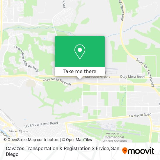 Mapa de Cavazos Transportation & Registration S Ervice