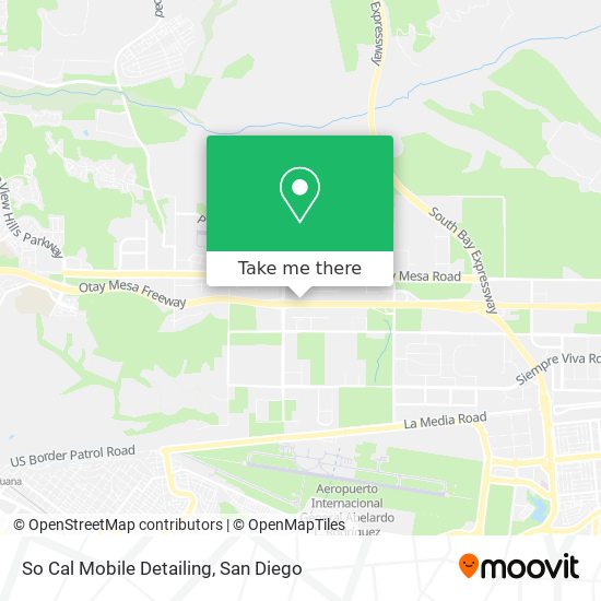 Mapa de So Cal Mobile Detailing