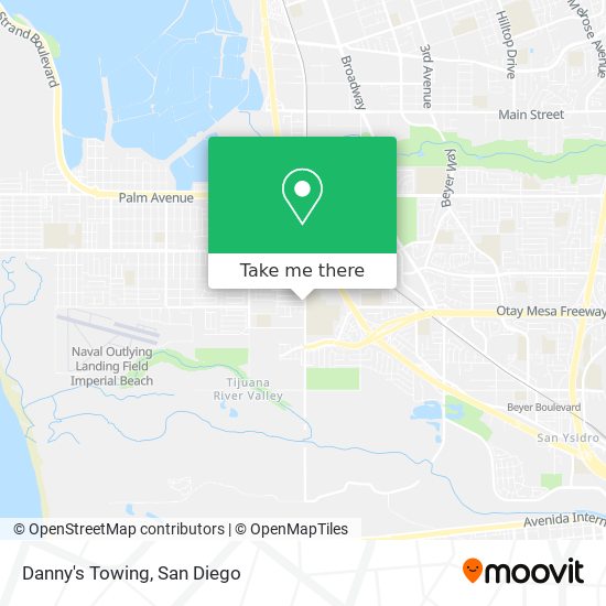 Mapa de Danny's Towing