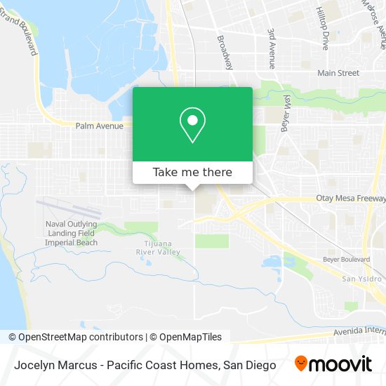 Jocelyn Marcus - Pacific Coast Homes map