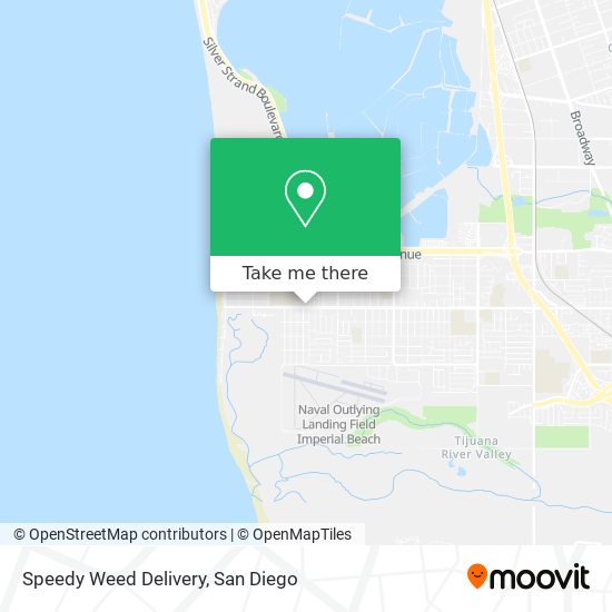 Speedy Weed Delivery map