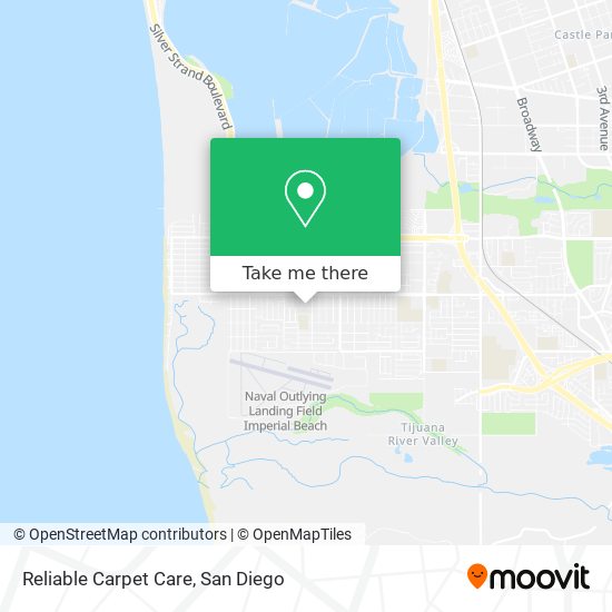 Reliable Carpet Care map