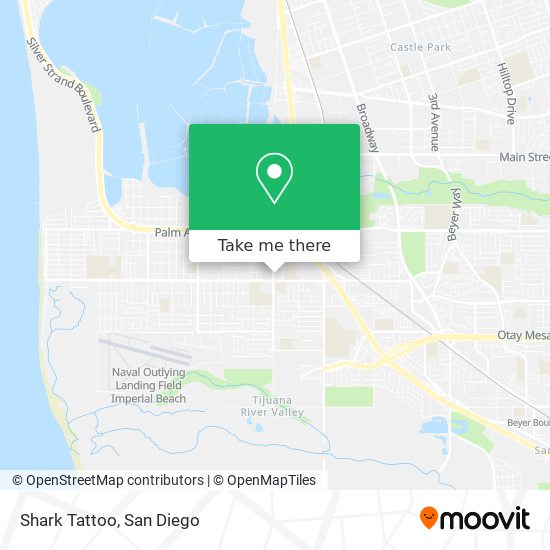 Shark Tattoo map