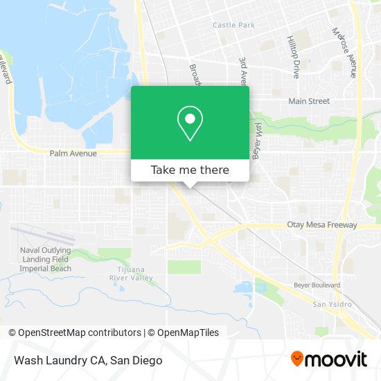 Mapa de Wash Laundry CA