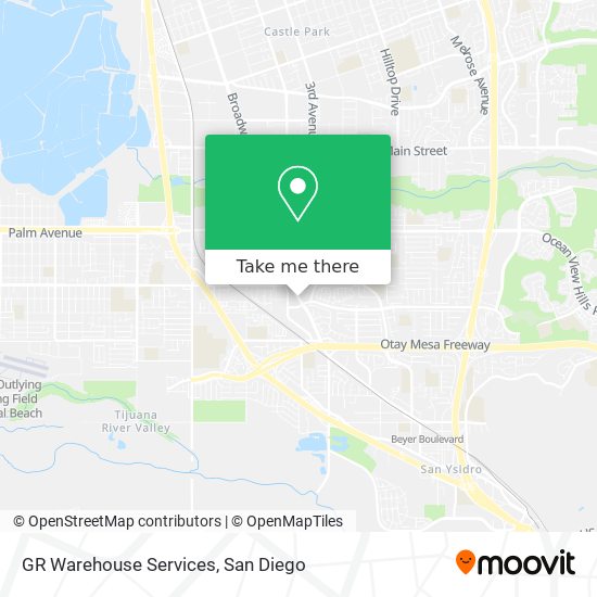 GR Warehouse Services map