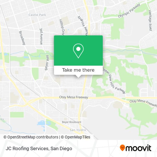 JC Roofing Services map
