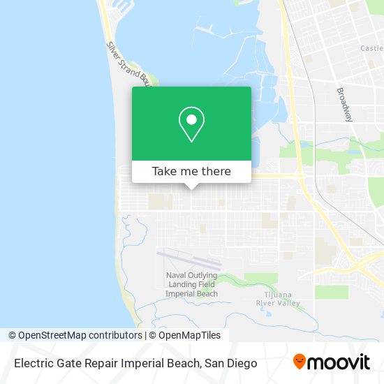 Mapa de Electric Gate Repair Imperial Beach