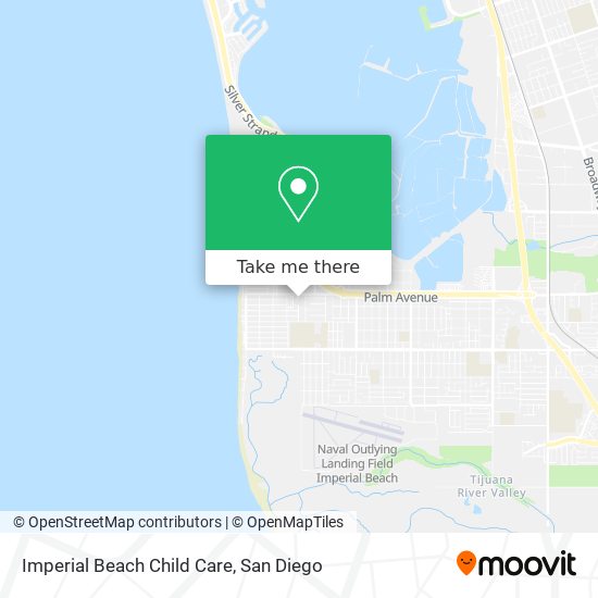 Imperial Beach Child Care map