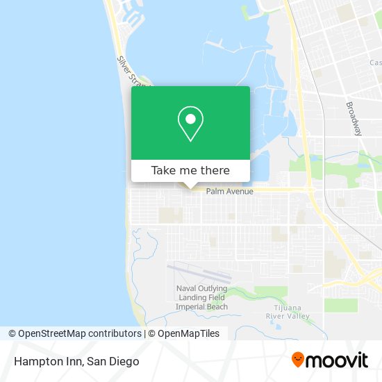 Hampton Inn map