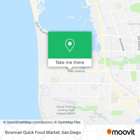 Mapa de Bowman Quick Food Market