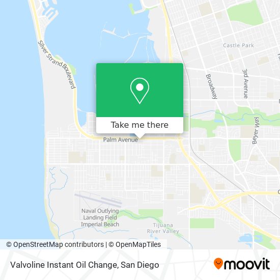 Valvoline Instant Oil Change map