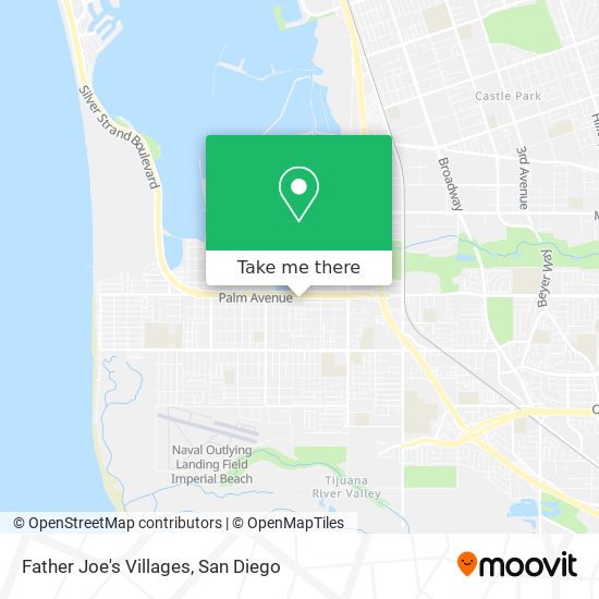 Father Joe's Villages map