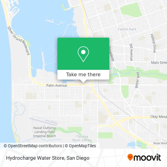 Mapa de Hydrocharge Water Store