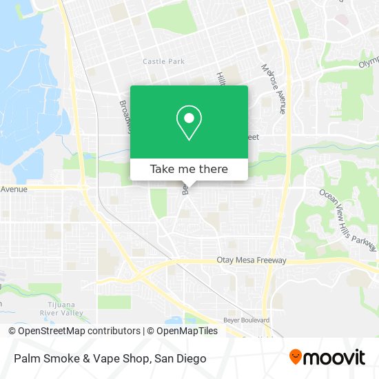 Mapa de Palm Smoke & Vape Shop
