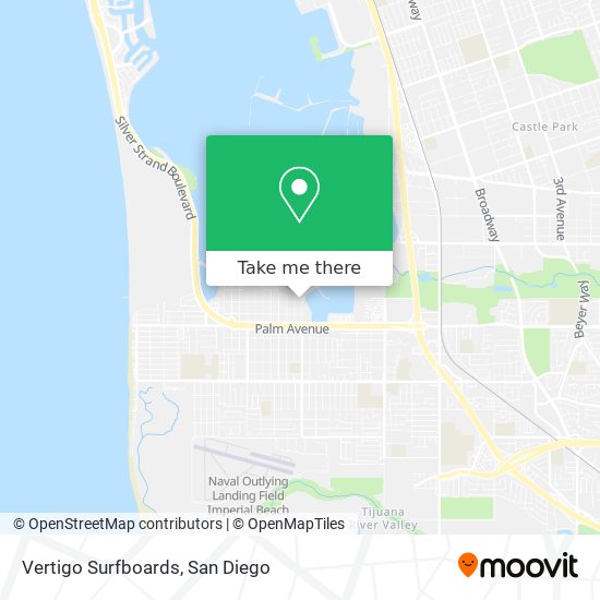 Vertigo Surfboards map