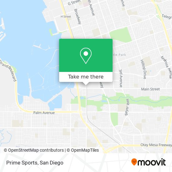 Prime Sports map