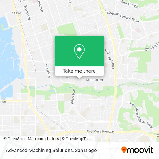 Advanced Machining Solutions map