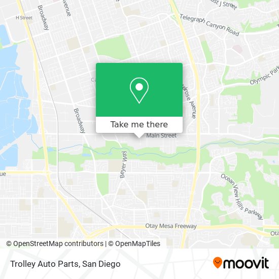 Trolley Auto Parts map