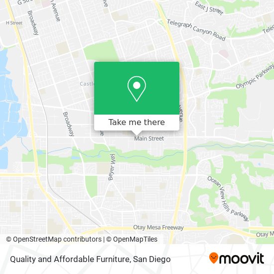 Mapa de Quality and Affordable Furniture