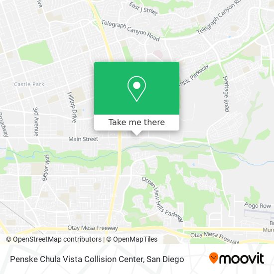 Mapa de Penske Chula Vista Collision Center