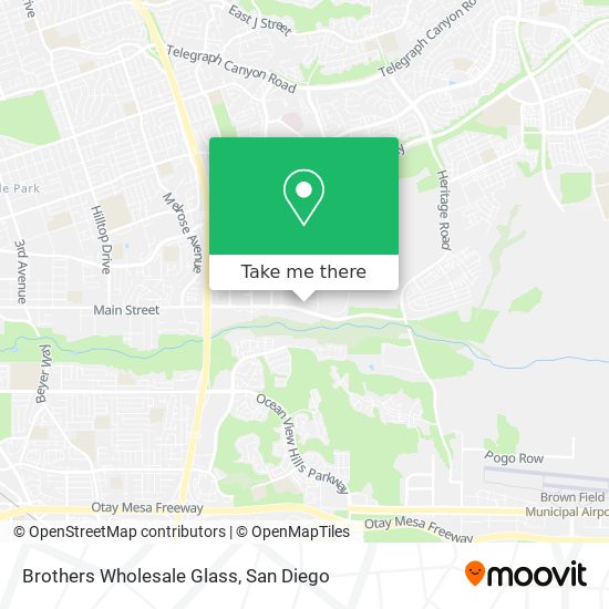 Brothers Wholesale Glass map