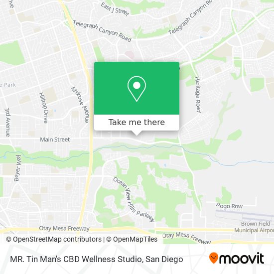 MR. Tin Man's CBD Wellness Studio map