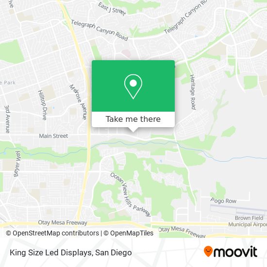 King Size Led Displays map