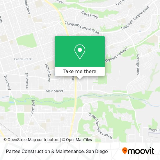 Mapa de Partee Construction & Maintenance