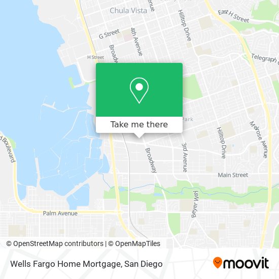 Mapa de Wells Fargo Home Mortgage