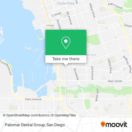 Mapa de Palomar Dental Group