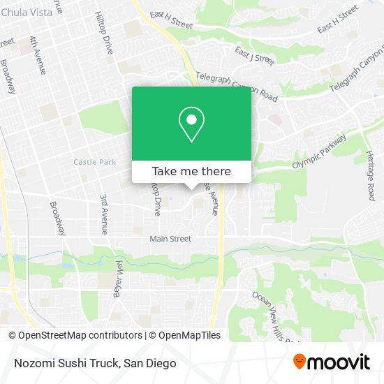 Nozomi Sushi Truck map