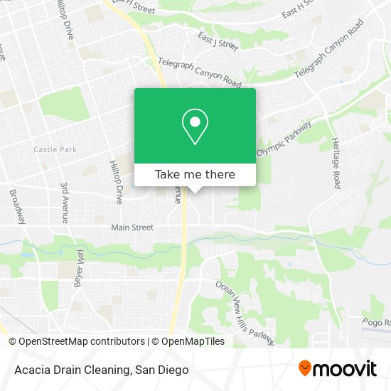 Acacia Drain Cleaning map