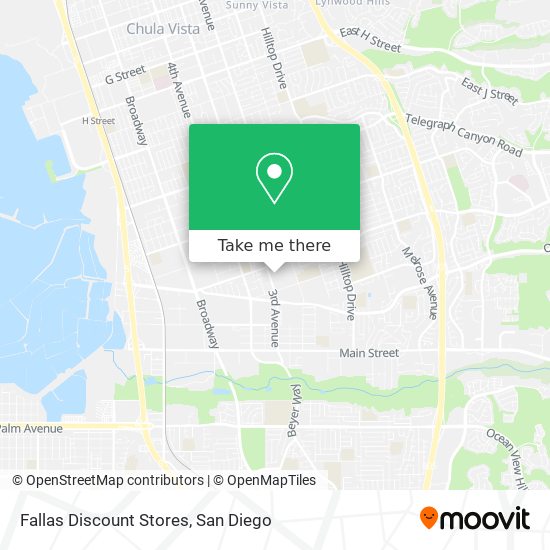 Fallas Discount Stores map