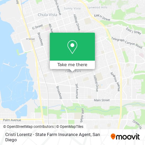 Cristi Lorentz - State Farm Insurance Agent map